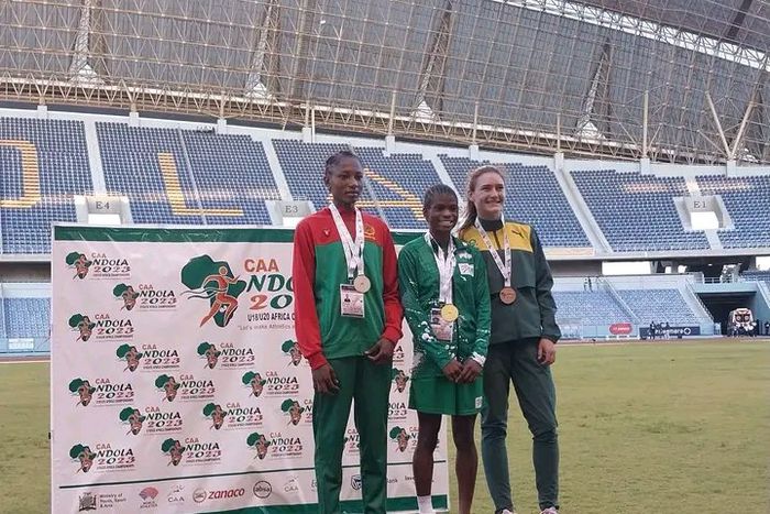 Fejiro Djoma secures Nigeria's first gold medal in Zambia