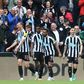 Newcastle United Players Celebrating their equalizer against Southampton