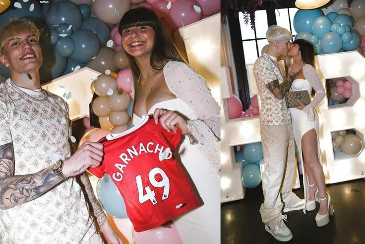 Garnacho will be having a son at just 18 years old with partner Eva Garcia.