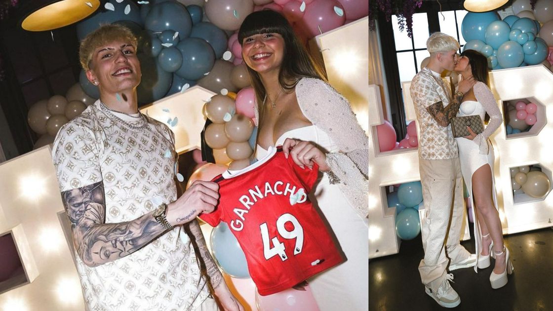 18-year-old Man United star Garnacho expecting a baby with girlfriend ...