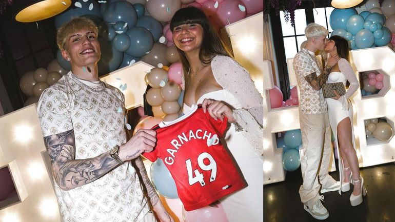 Garnacho will be having a son at just 18 years old with partner Eva Garcia.