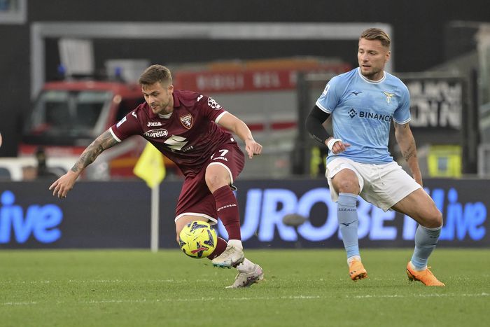 Ciro Immobile in action for Lazio