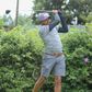 David Warui of VetLab in action during the 2023 KCB East Africa Golf Tour