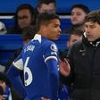Chelsea manager Mauricio Pochettino and Thiago Silva of Chelsea during the Premier League match between Chelsea and Everton at Stamford Bridge || Image credit: Imago