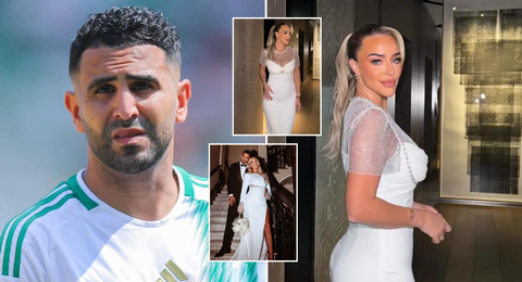 Riyad Mahrez set to marry his Christian wife Taylor Ward for a 3rd time in 2 years