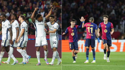 Barcelona survive UCL history in six-goal thriller against Inter to set up tasty second-leg