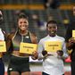 Gabby Thomas and Kenny Bednarek were among some of the inaugural Grand Slam Track champions during the Kingston Slam.