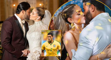 'I love you' - Brazilian football star Hulk celebrates 5 years of love with his ex-wife's niece Camila Sousa