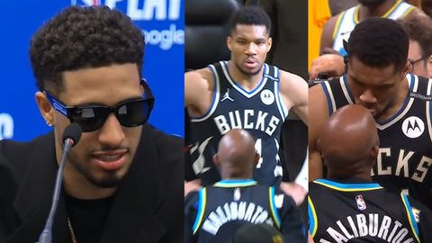 Giannis Antetokounmpo: Tyrese Haliburton responds after heated post-game altercation