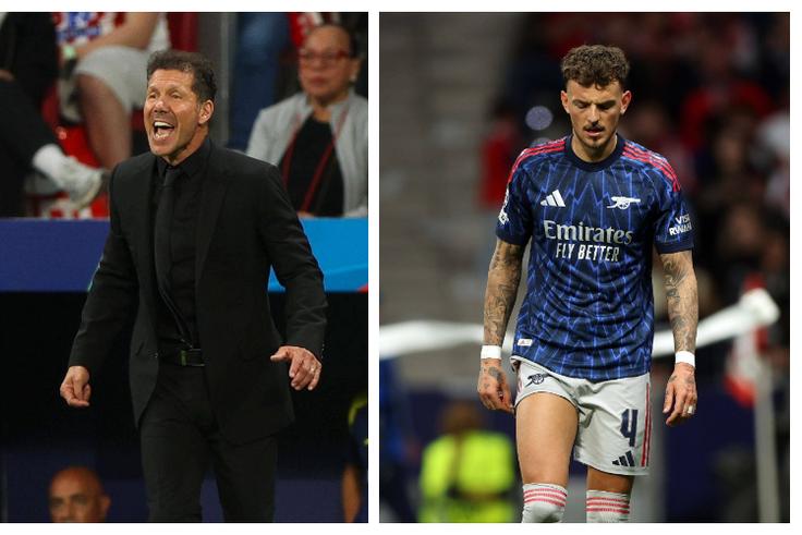 Simeone slaps Ben White in tunnel controversy