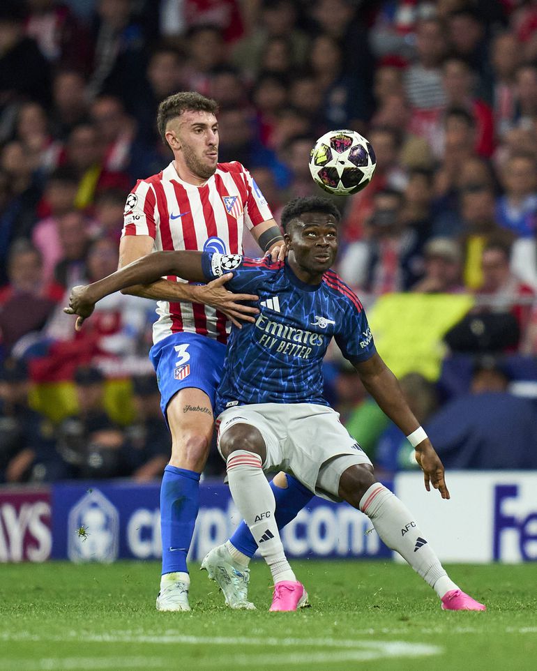 Bukayo Saka is the most valuable at €120m.