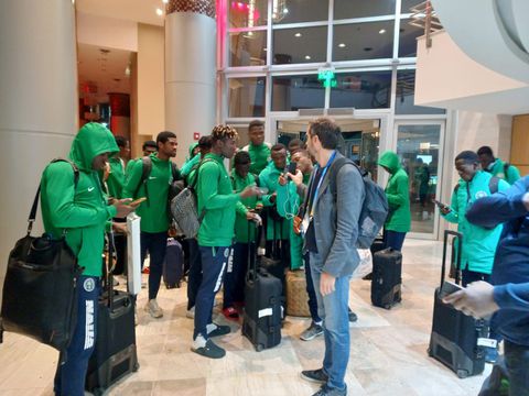 U20 World Cup: Flying Eagles finally arrive San Juan after 9-hour delay in Argentina