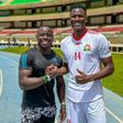 Ferdinand Omanyala with Michael Olunga