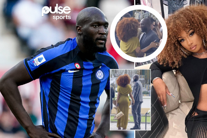 Megan Thee Stallion and Romelu Lukaku