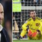 Manchester United boss Erik ten Hag with goalkeeper David De Gea