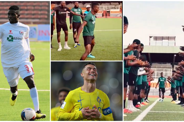 Kenneth Igboke hit the Cristiano Ronaldo siu celebration after heartwarming guard of honour from Rangers.
