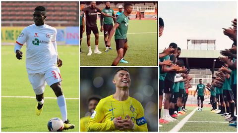 Super Eagles: Kenneth Igboke pays tribute to Cristiano Ronaldo with 'Siu' after heartwarming guard of honour from Antelopes