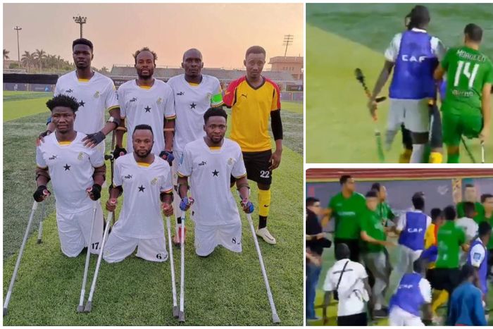 Ghana defeated Morocco in the Amputee AFCON final before their fight at FT.