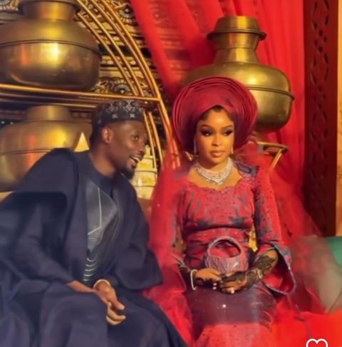 Ahmed Musa and his fourth wife Asma’u Moriki