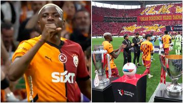 Galatasaray vs Basaksehir: Victor Osimhen signs out with 37th goal of the season after bullet header