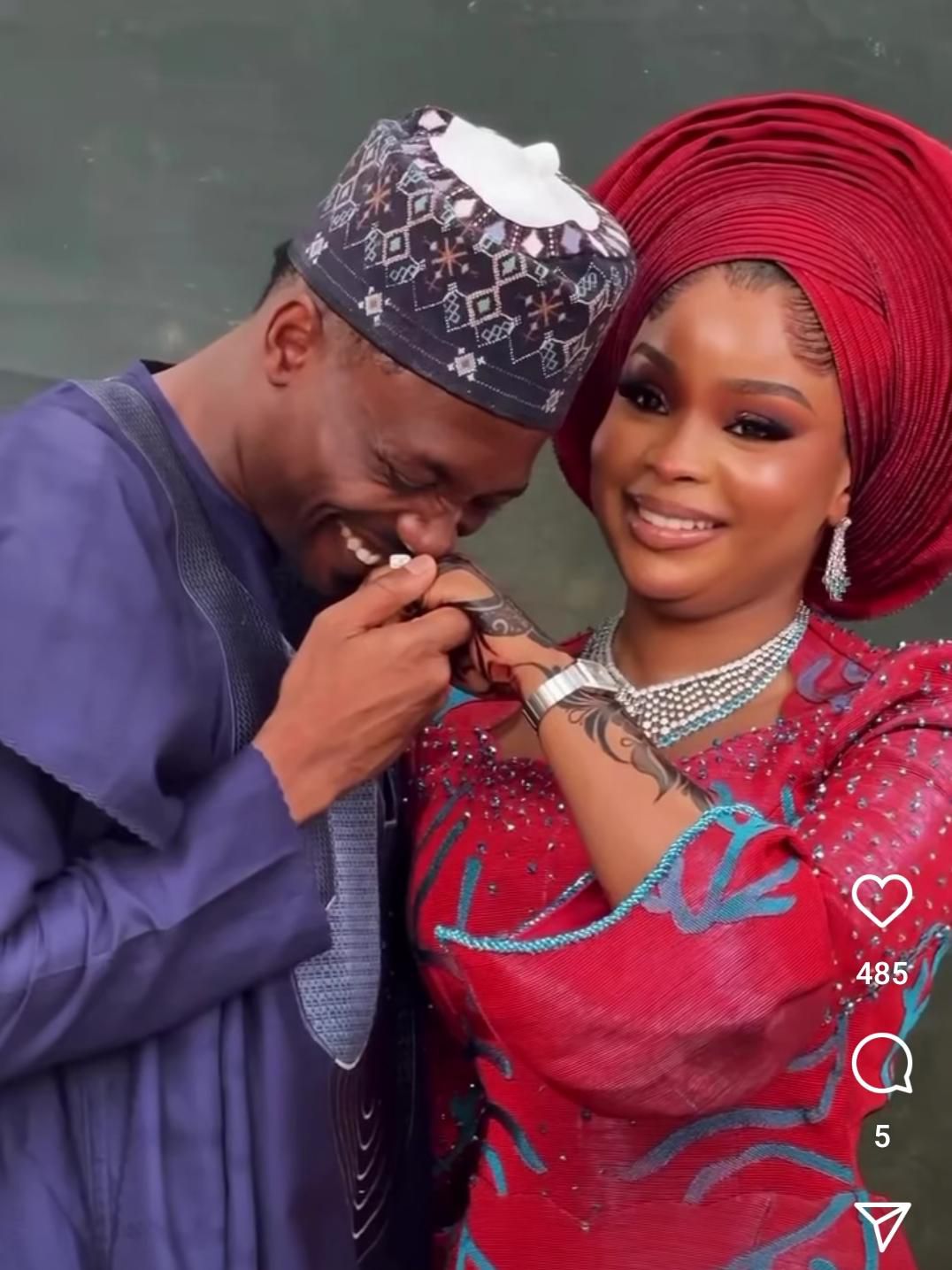 Ahmed Musa and wife