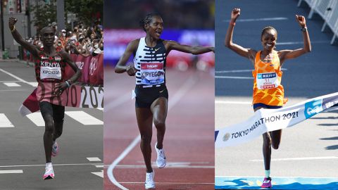 Kenyan athletes with world records to their names