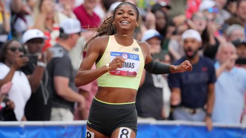 Gabby Thomas impresses as Sha'Carri Richardson misses out on 200m Olympic team at US trials