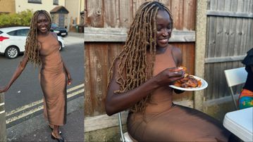 Rinsola Babajide: Super Falcons star shows off Jollof Rice and Turkey