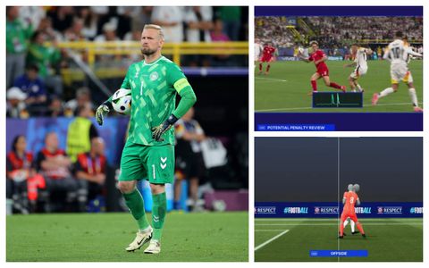 ‘Football and common sense don’t go together anymore’ - Denmark goalkeeper slams VAR decision