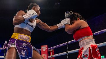 Nigeria's Elizabeth Oshoba knocks out Agustina Marisa for 8th career win