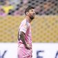 Lionel Messi right winger of Inter Miami and Argentina reacts during the FIFA Club World Cup 2025 round of 16 match between Paris Saint-Germain and Inter Miami CF at Mercedes-Benz Stadium on June 29, 2025 in Atlanta, Georgia. Copyright: xJosexBretonx