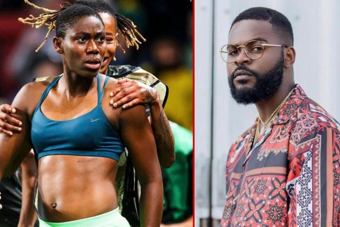 Falz and other celebrities show support for Oshoala
