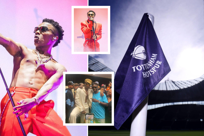 Wizkid Tottenham Hotspur show