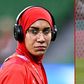 Nouhaila Benzina is the first woman to compete at a world cup while wearing a hijab