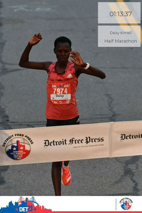 Daisy Kimeli reigns supreme at the Bogota Half Marathon