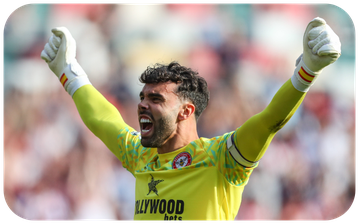 Arsenal considering a move for Brentford goalkeeper David Raya