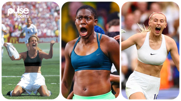 Asisat Oshoala: 5 female footballers who removed shirts during celebration
