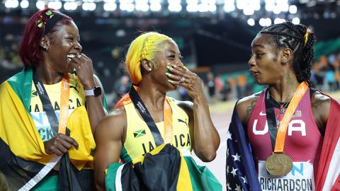 Shelly-Ann Fraser-Pryce speaks on facing opposition from Sha'Carri Richardson & Co. at Paris Olympics