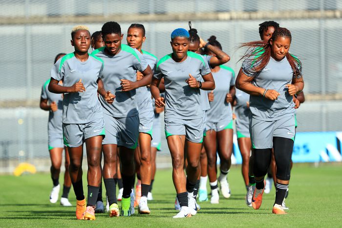 Super Falcons train ahead of Japan clash
