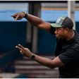 Enyimba's new boss, Yemi Daniel in action in the NPFL.