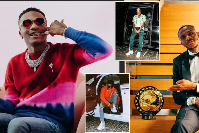 Victor Osimhen vs Wizkid: Who is the Richest celebrity?