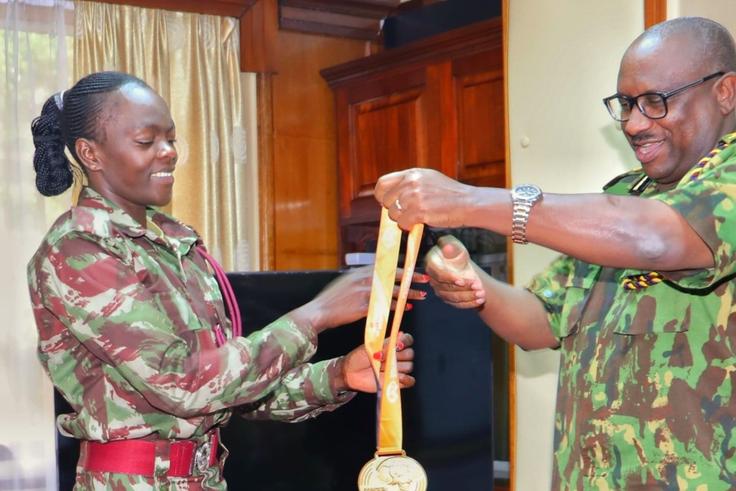 IG Japhet Koome lauds Mary Moraa for dominant Budapest exploits