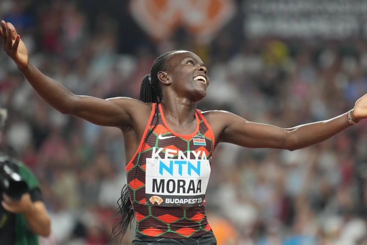 The mystery man dating 800m World Champion Mary Moraa