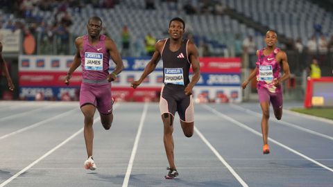 Muzala Samukonga shocks Kirani James with stunning 400m victory at Rome Diamond League