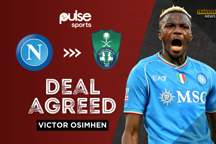 Al Ahli once had a deal agreed with Napoli for Osimhen, but the deal fell through || Image credit: Pulse Sports