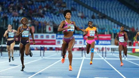 Anna Cockrell capitalizes on star absence for dominant 400m hurdles victory at Rome Diamond League