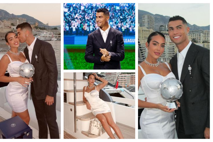 Georgina’s bold outfit steals the show