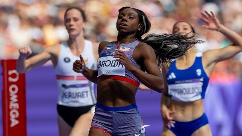 Brittany Brown bests Mujinga Kambundji in impressive 200m victory at Rome Diamond League