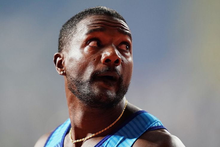 Former 100m world champion and world record holder Justin Gatlin