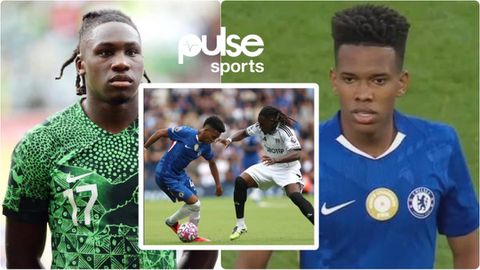 Chelsea 2-0 Fulham: WATCH as Estevao William 'humiliates' Super Eagles star Calvin Bassey